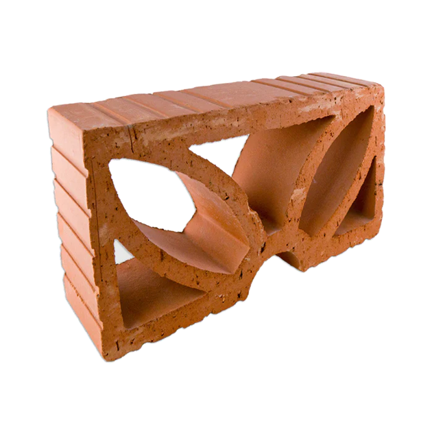 Breeze Ventilated Clay Decorative Block - Fleur Dulce