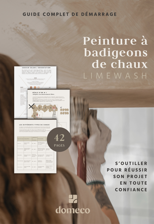 L'art du badigeons: le guide pour un effet naturel et haut de gamme (limewash)
