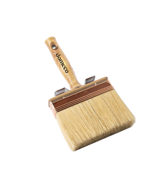 Pinceau brosse à poil de soie - bloc 6'' pour peinture à la chaux limewash de qualité supérieure