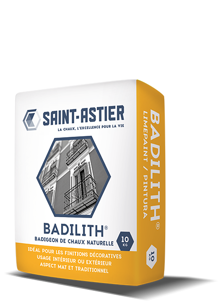 Badigeons de chaux naturelle - 10Kg Badilith