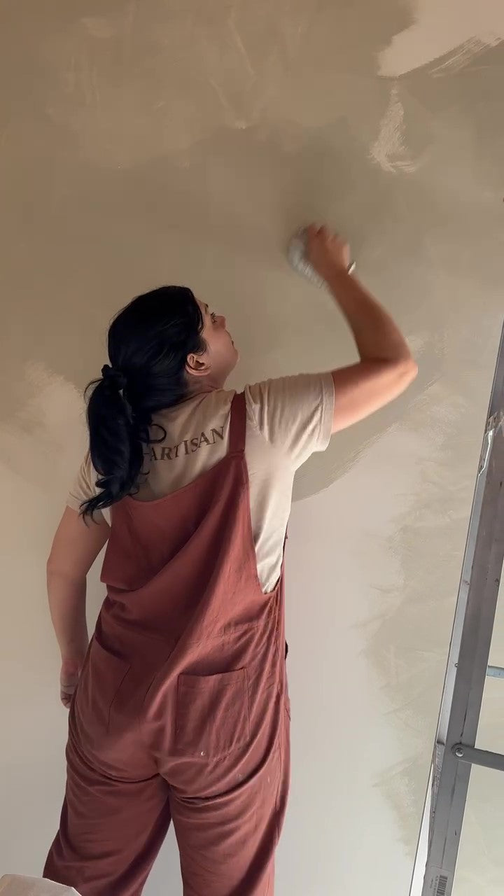 mur texturé a la chaux comment faire