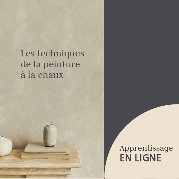 Cours en ligne sur la peinture à la chaux : connaître les techniques d'application à effet texturé pour réaliser soi-même son projet