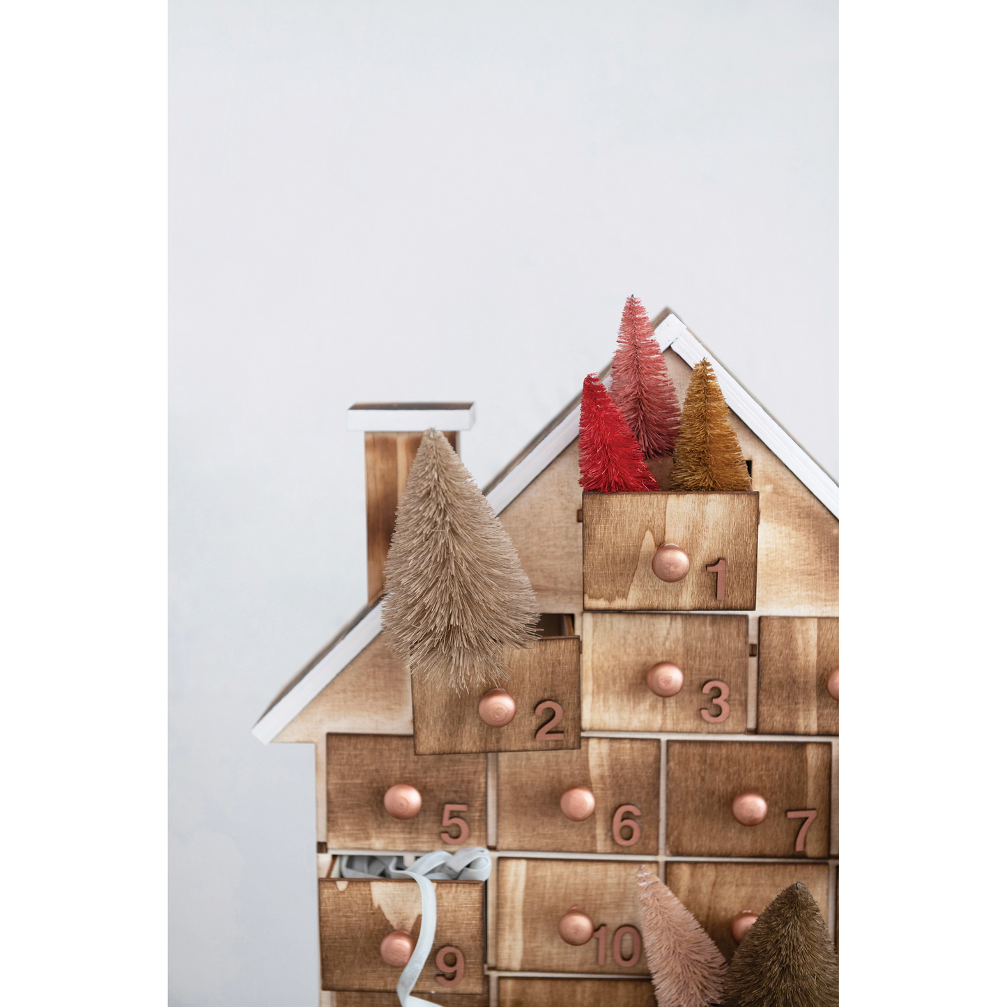 Ecological Advent calendar wooden house - Montreal