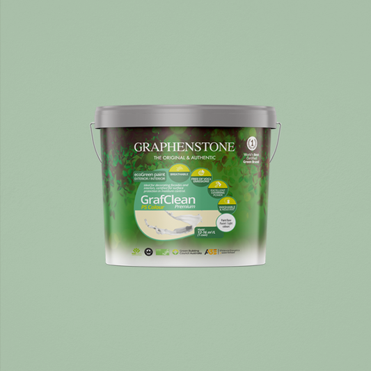 Lime paint uniform finish, ecological of Graphenstone, Arganier color, satin finish