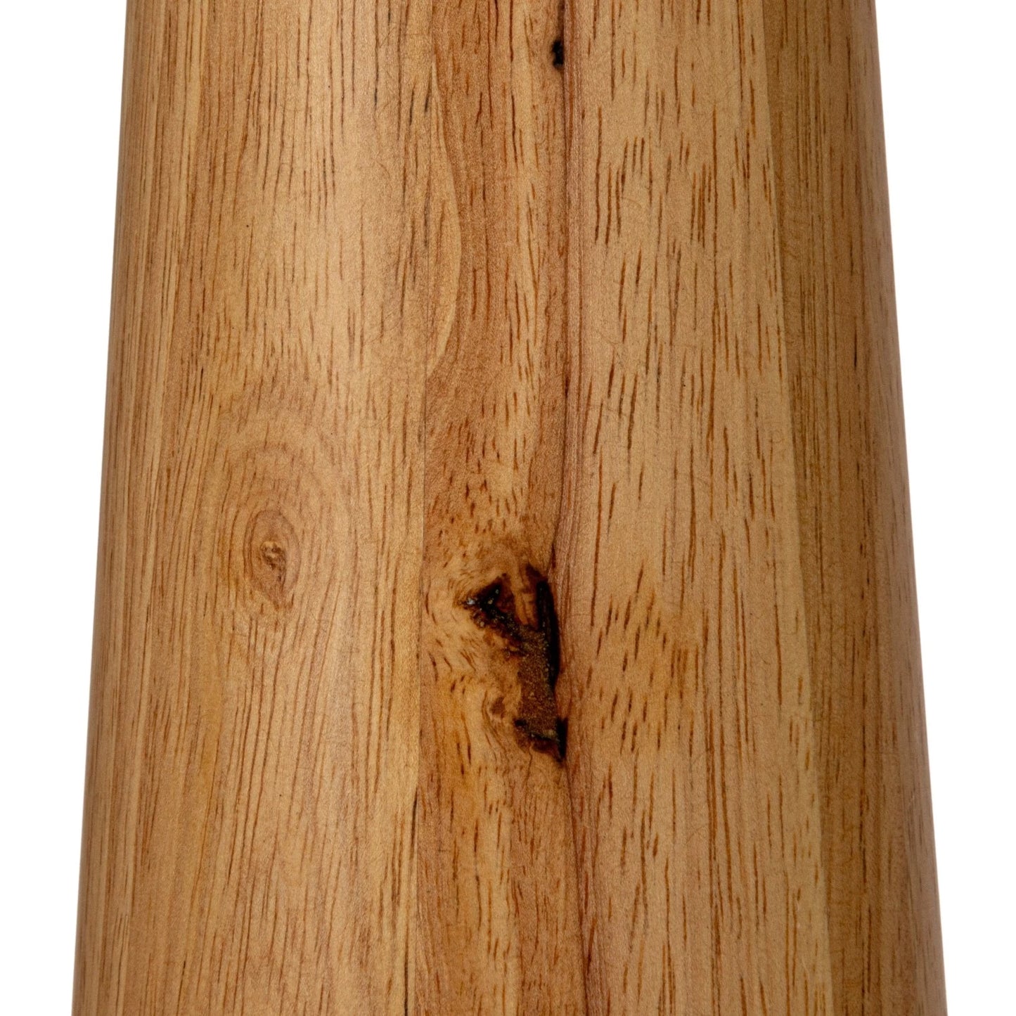 Lampe sur pied en bois d'hévéa avec abat-jour en lin - Collection Japandi - #8771