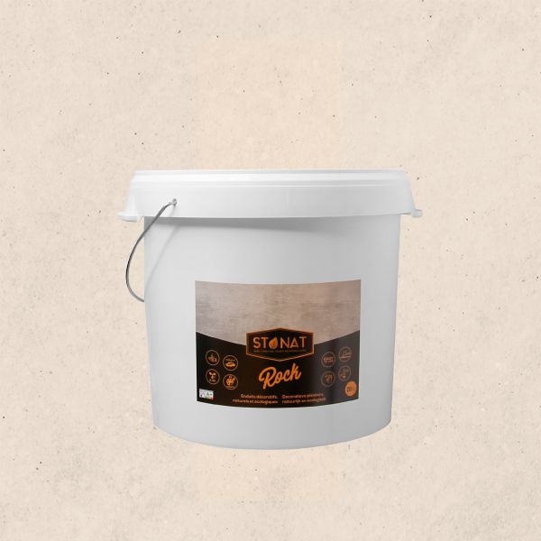 Ecological clay plaster with concrete effect - Stonat Rock 20Kg