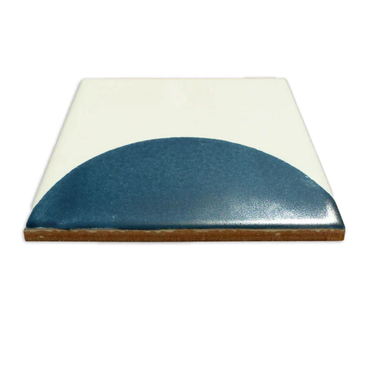 7.5" X 7.5" Patterned Clay Tile, 100% Natural, For Flooring - Emmeline