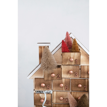 Ecological Advent calendar wooden house - Montreal 