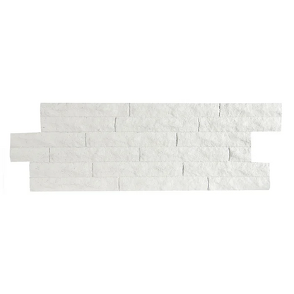 Ecological white decorative brick 100% recycled paper, made in Quebec - Zéphir 