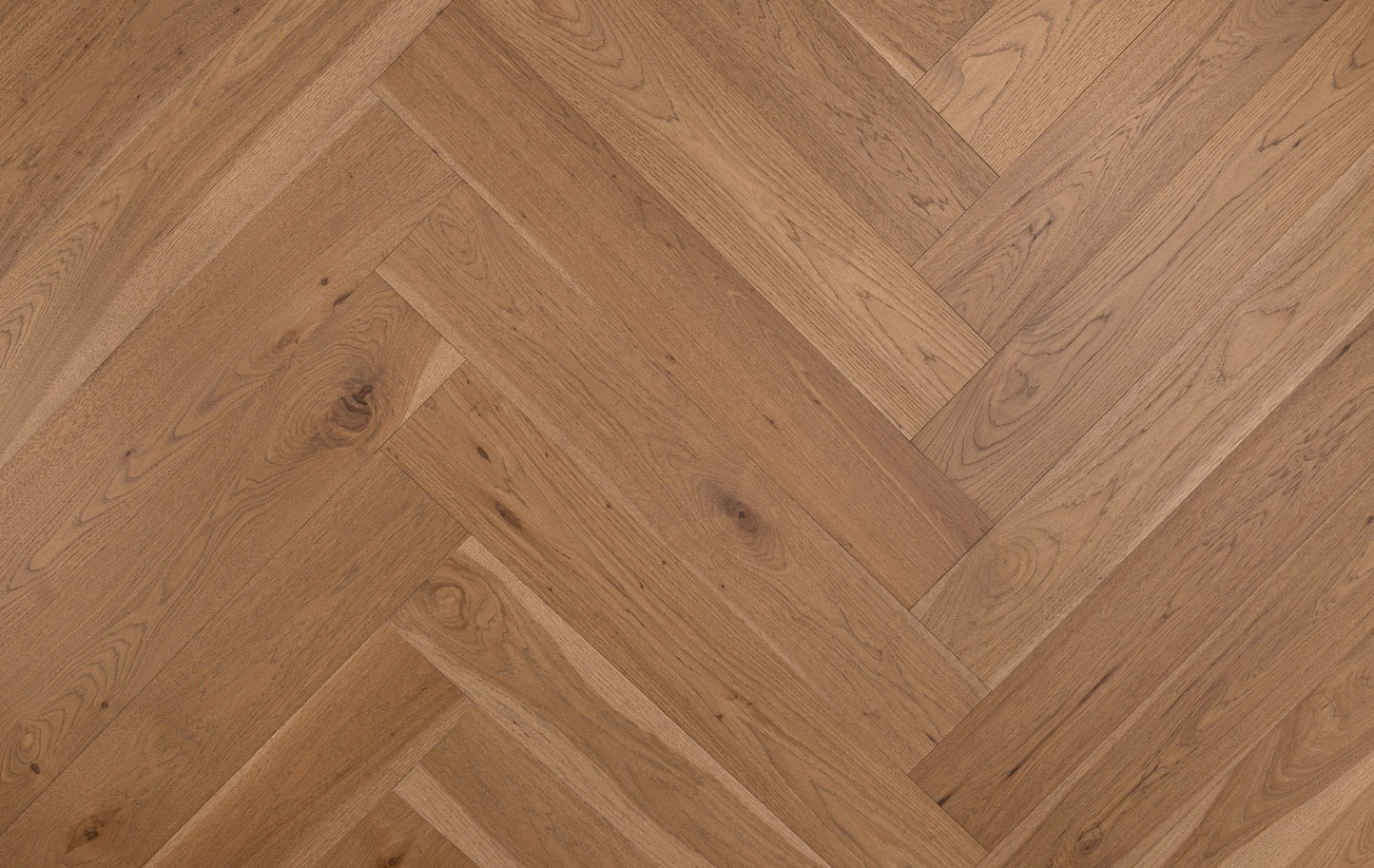 Hickory wood flooring - medium brown tones, traceable, eco-responsible, certified - Aragon