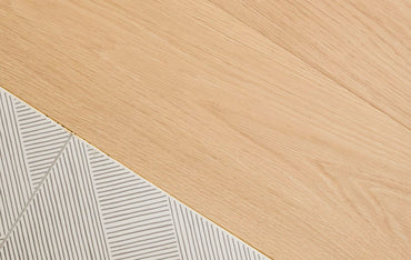 Plancher de bois en chêne blanc traçable, planche large 8'' - écoresponsable, certifié - Brevik