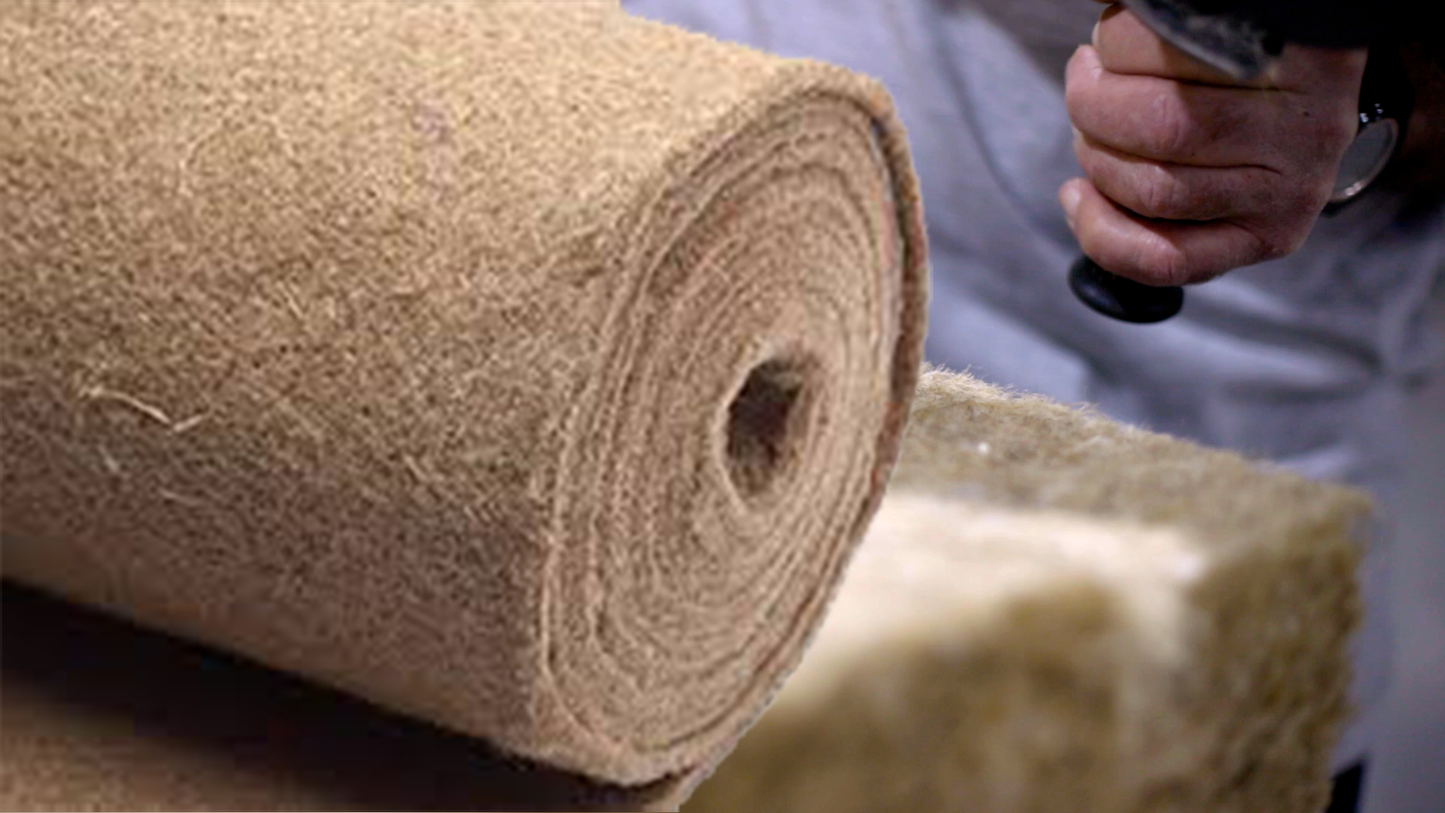 Ecological and acoustic subfloor - Felt roll