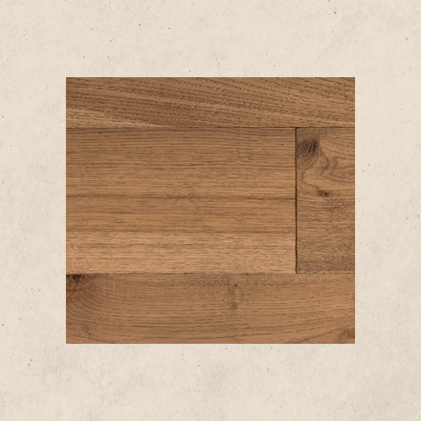 Plancher de bois hickory - planche large 8'' - tons brun moyen, traçable, écoresponsable, certifié - Aragon