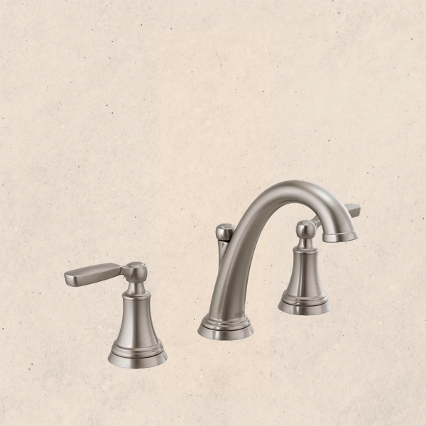 Woodhurst Classic 3 Hole WaterSense® Eco-Friendly Bathroom Faucet - Stainless Steel