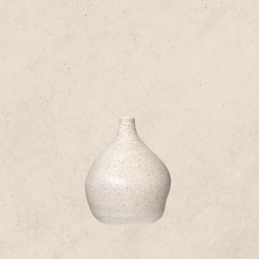 Vase en terre cuite vieilli avec glaçure