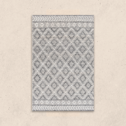 tapis-gris-motif-geometrique