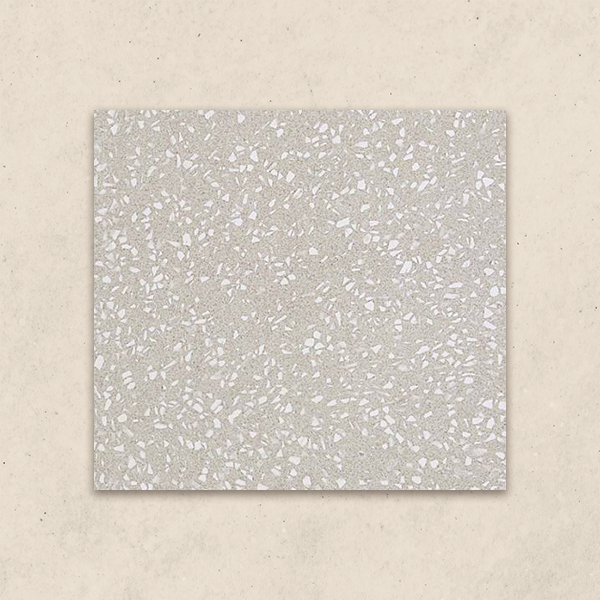 Carreau de porcelaine effet Terrazzo certifié écologique