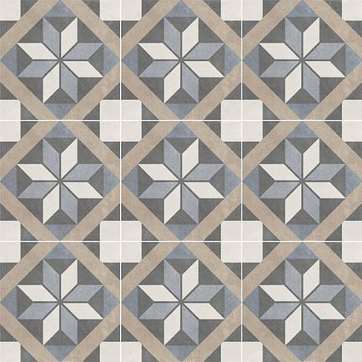 LEED Ecologically Certified Patterned Porcelain Tile - 8 X 8 - Classic #4